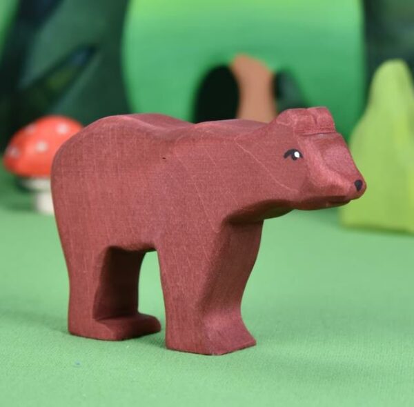 wooden bear toy